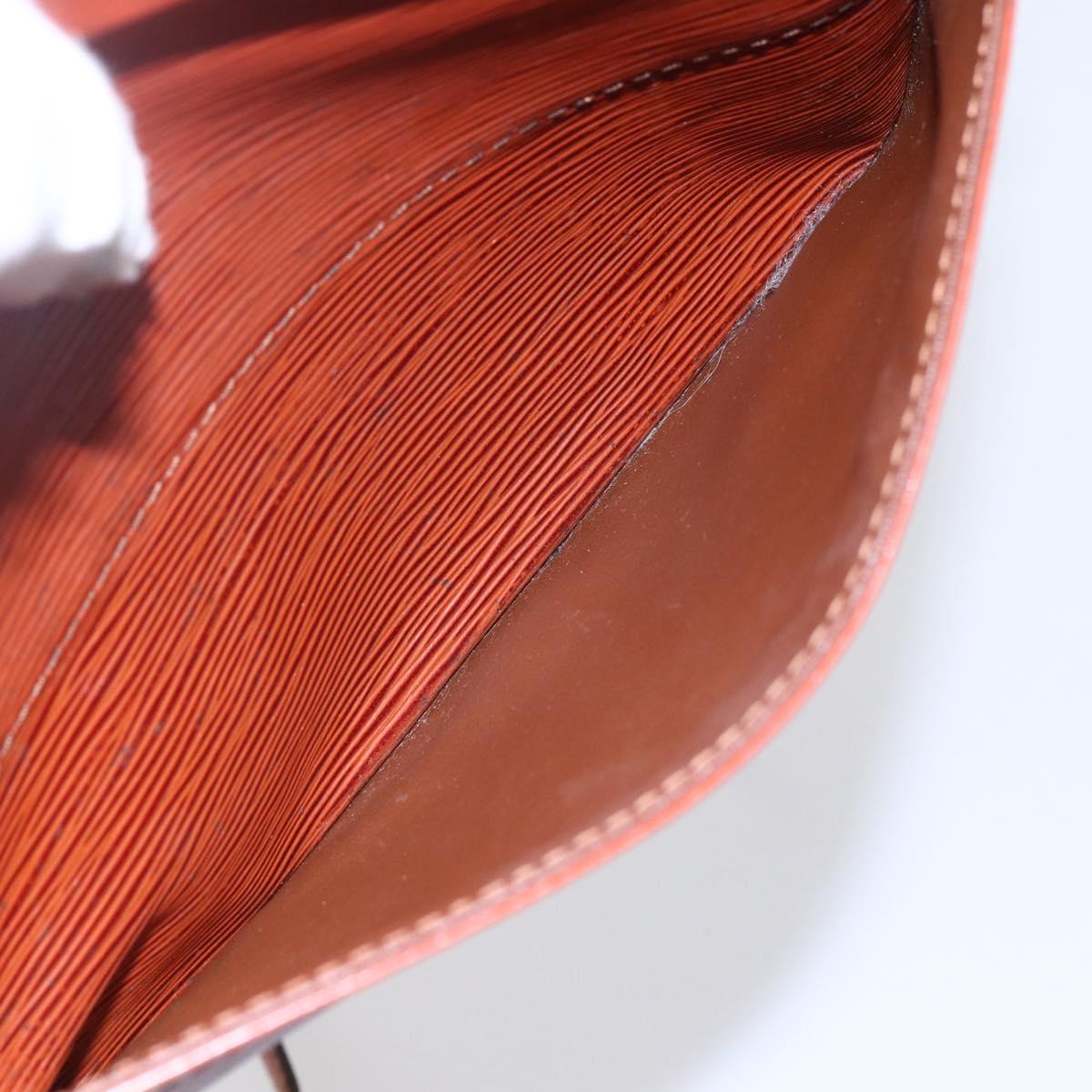 LOUIS VUITTON Epi Trocadero 24 Shoulder Bag Brown M52313 LV Auth 147923