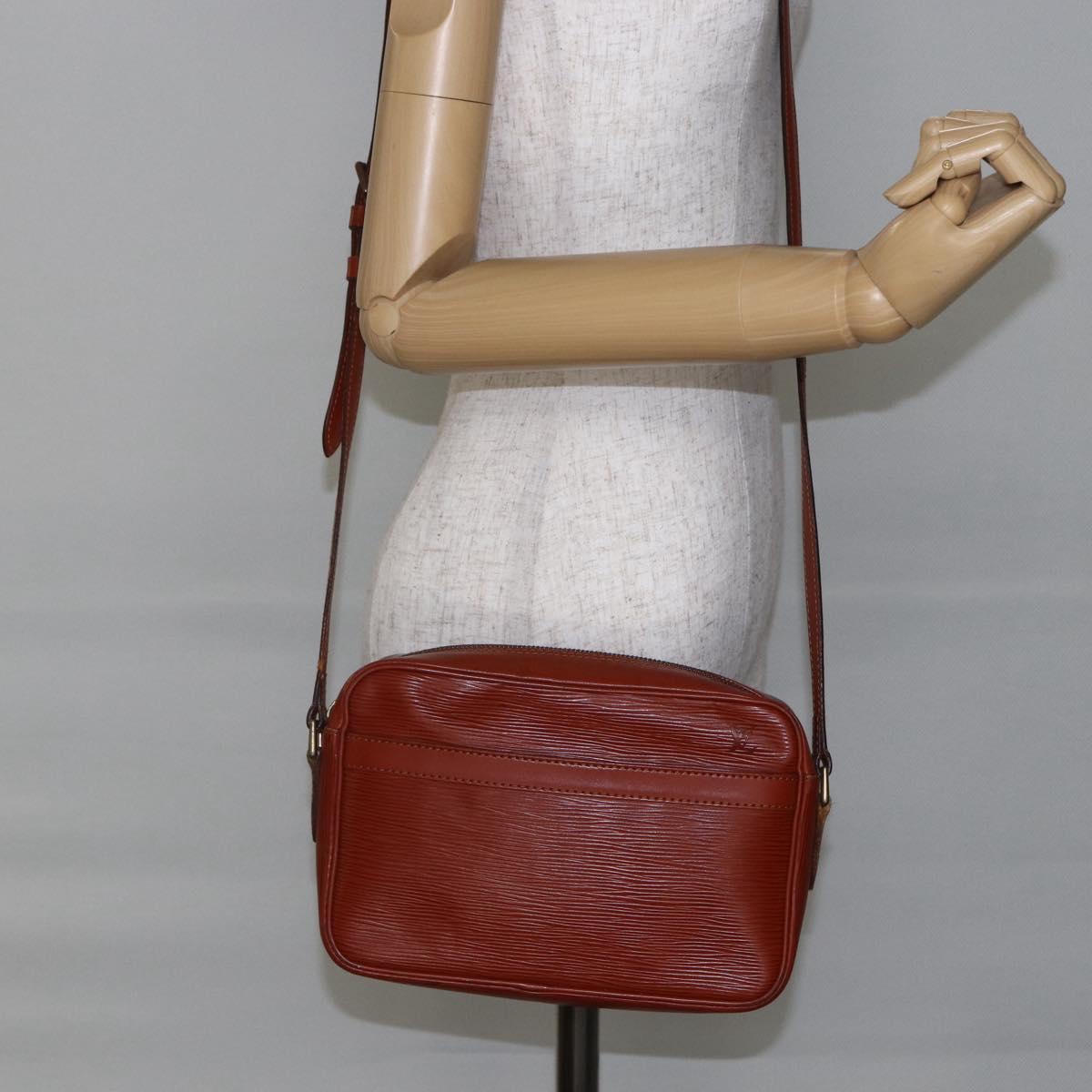 LOUIS VUITTON Epi Trocadero 24 Shoulder Bag Brown M52313 LV Auth 147923