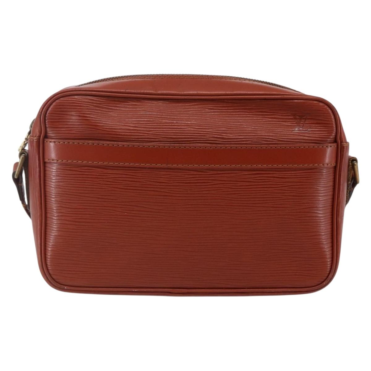 LOUIS VUITTON Epi Trocadero 24 Shoulder Bag Brown M52313 LV Auth 147923