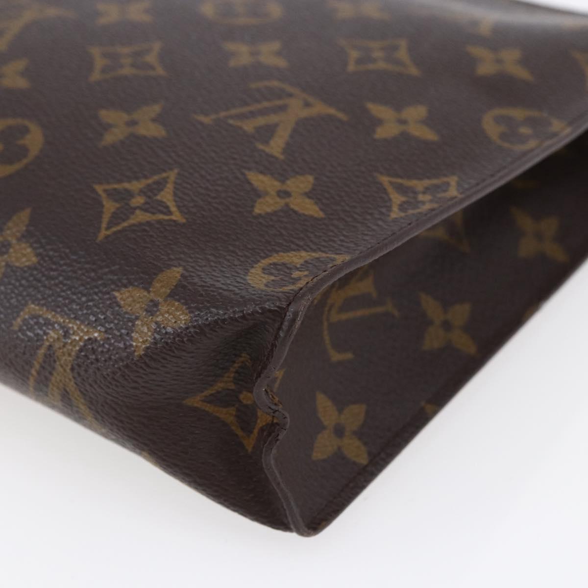 LOUIS VUITTON Monogram Poche Toilette 26 Pouch M47542 LV Auth 147926