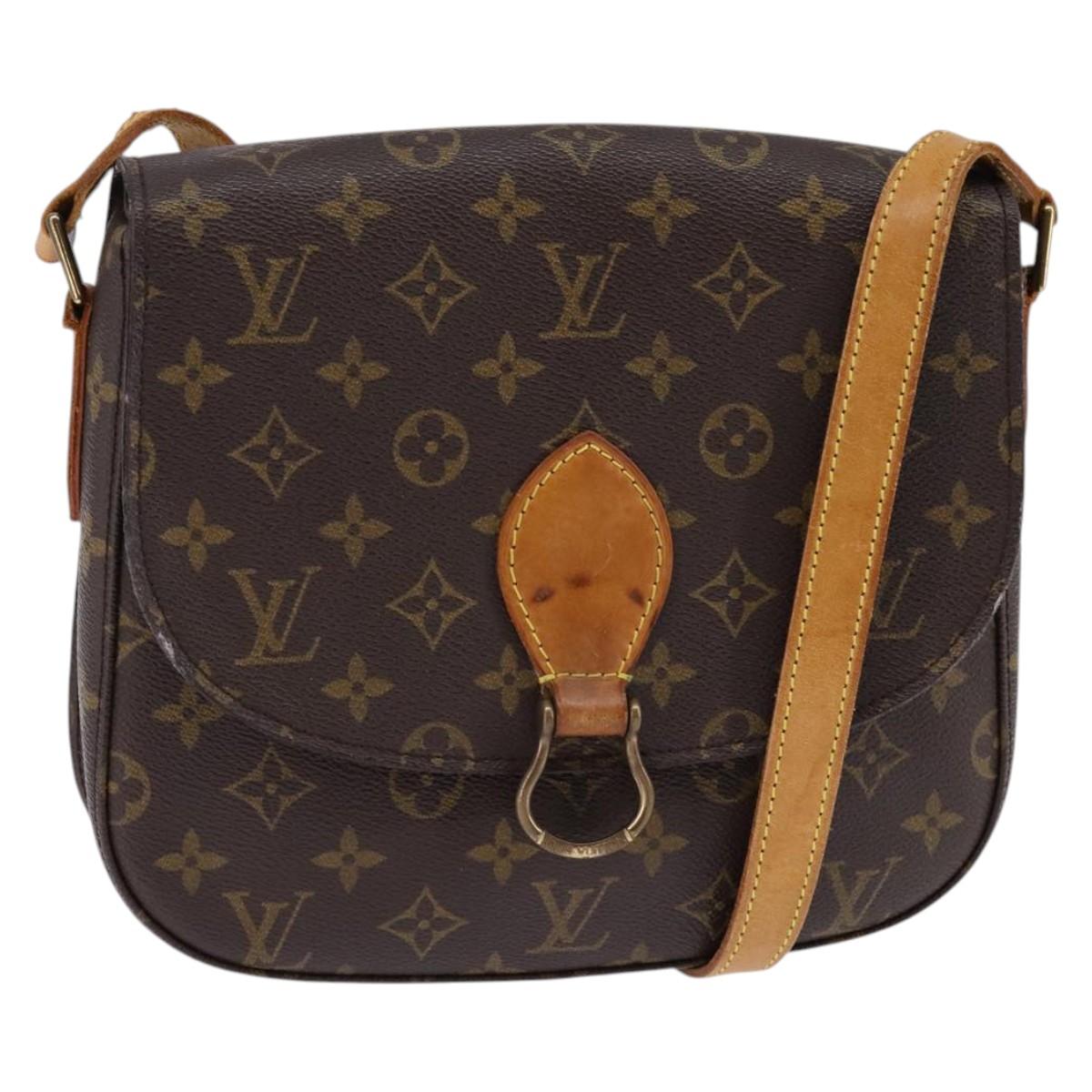 LOUIS VUITTON Monogram Saint Cloud GM Shoulder Bag M51242 LV Auth 147929