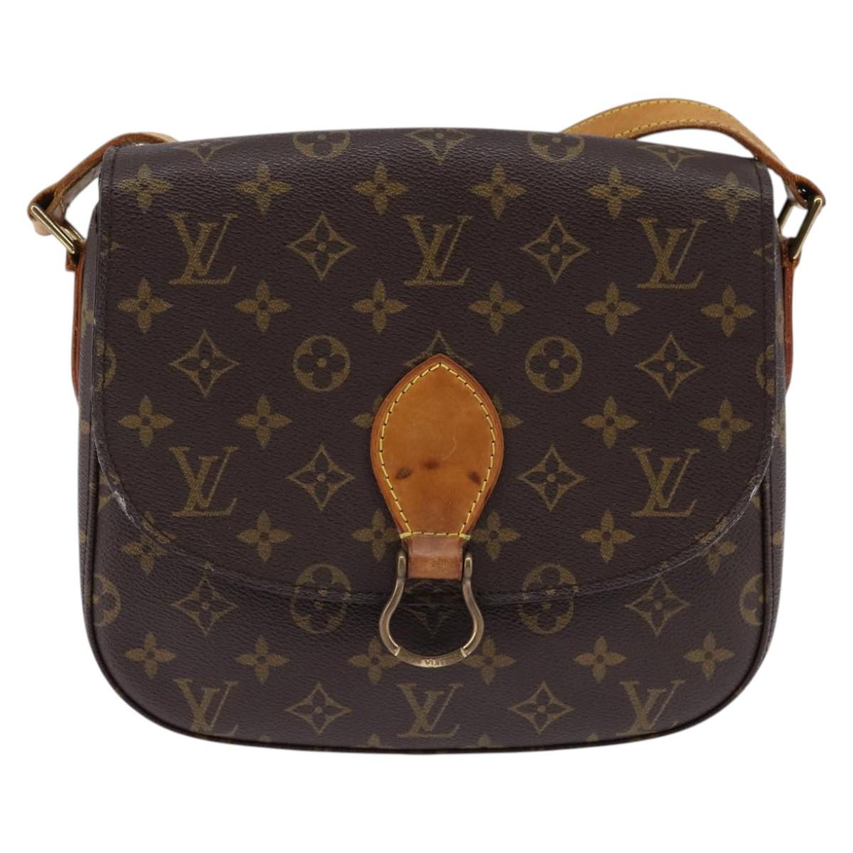 LOUIS VUITTON Monogram Saint Cloud GM Shoulder Bag M51242 LV Auth 147929