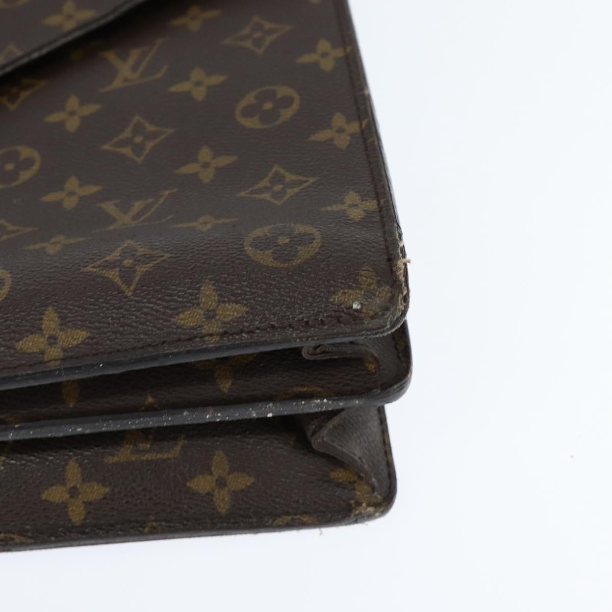 LOUIS VUITTON Monogram Serviette Conseiller Briefcase M53331 LV Auth 147933