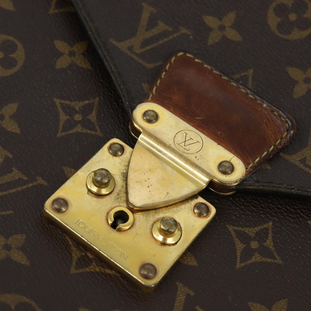 LOUIS VUITTON Monogram Serviette Conseiller Briefcase M53331 LV Auth 147933