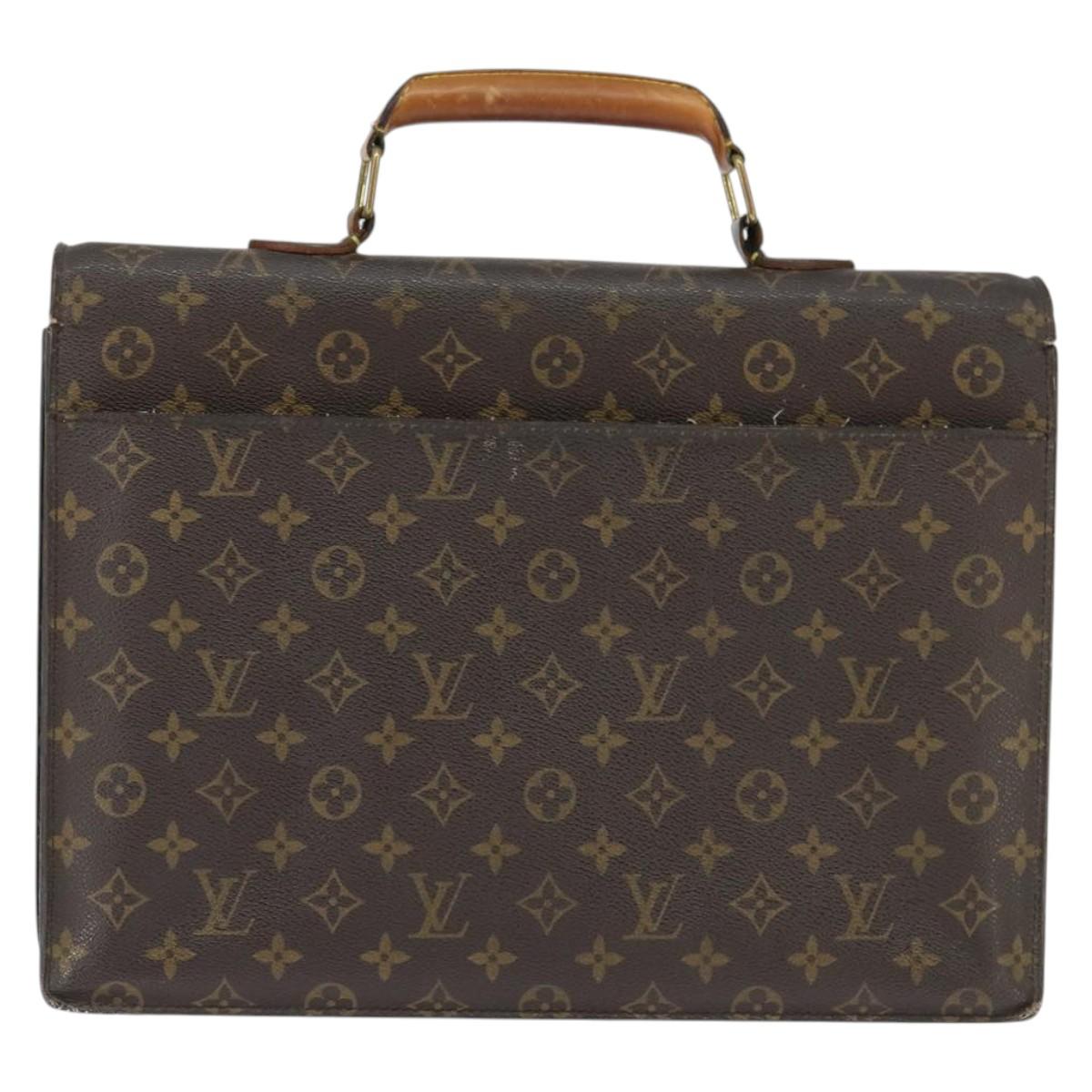 LOUIS VUITTON Monogram Serviette Conseiller Briefcase M53331 LV Auth 147933