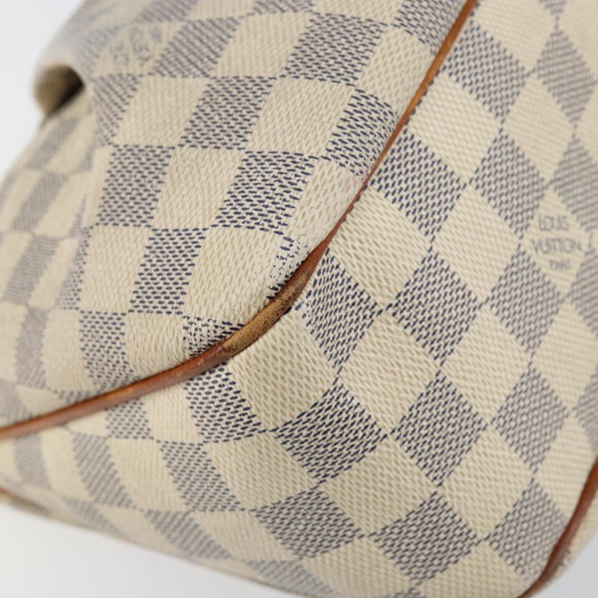 LOUIS VUITTON Damier Azur Siracusa PM Shoulder Bag N41113 LV Auth 147936