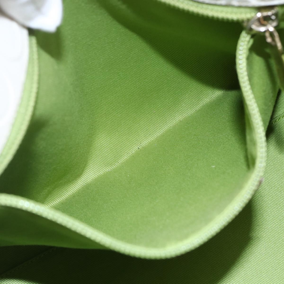 Salvatore Ferragamo Gancini Hand Bag Leather Ivory Gold Auth 147963