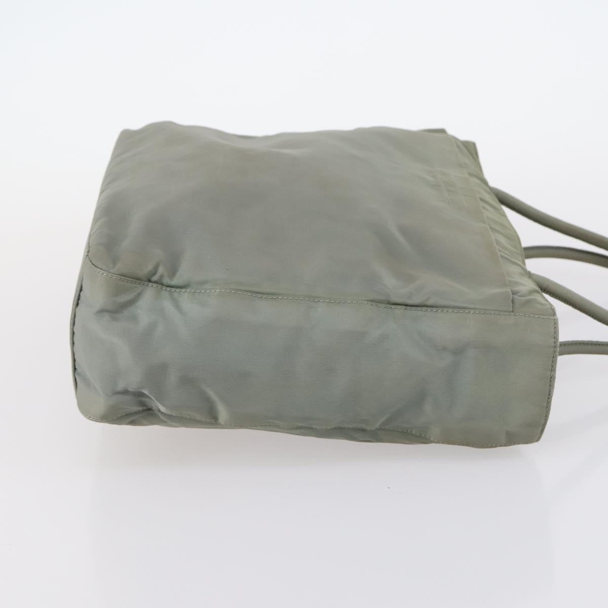 PRADA Tote Bag Nylon 2Set Pink Khaki Auth 147966