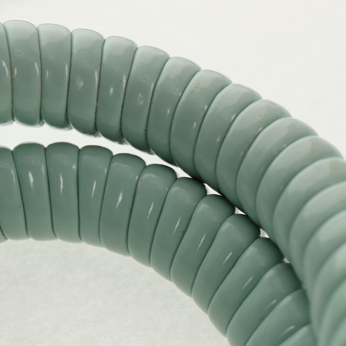 BALENCIAGA Bistro XS Hand Bag Rubber 2way LIme Green Silver 671342 Auth 147970V