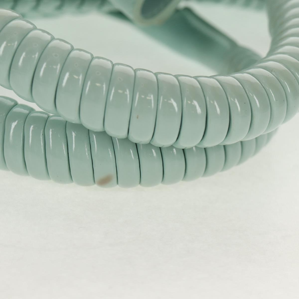 BALENCIAGA Bistro XS Hand Bag Rubber 2way LIme Green Silver 671342 Auth 147970V