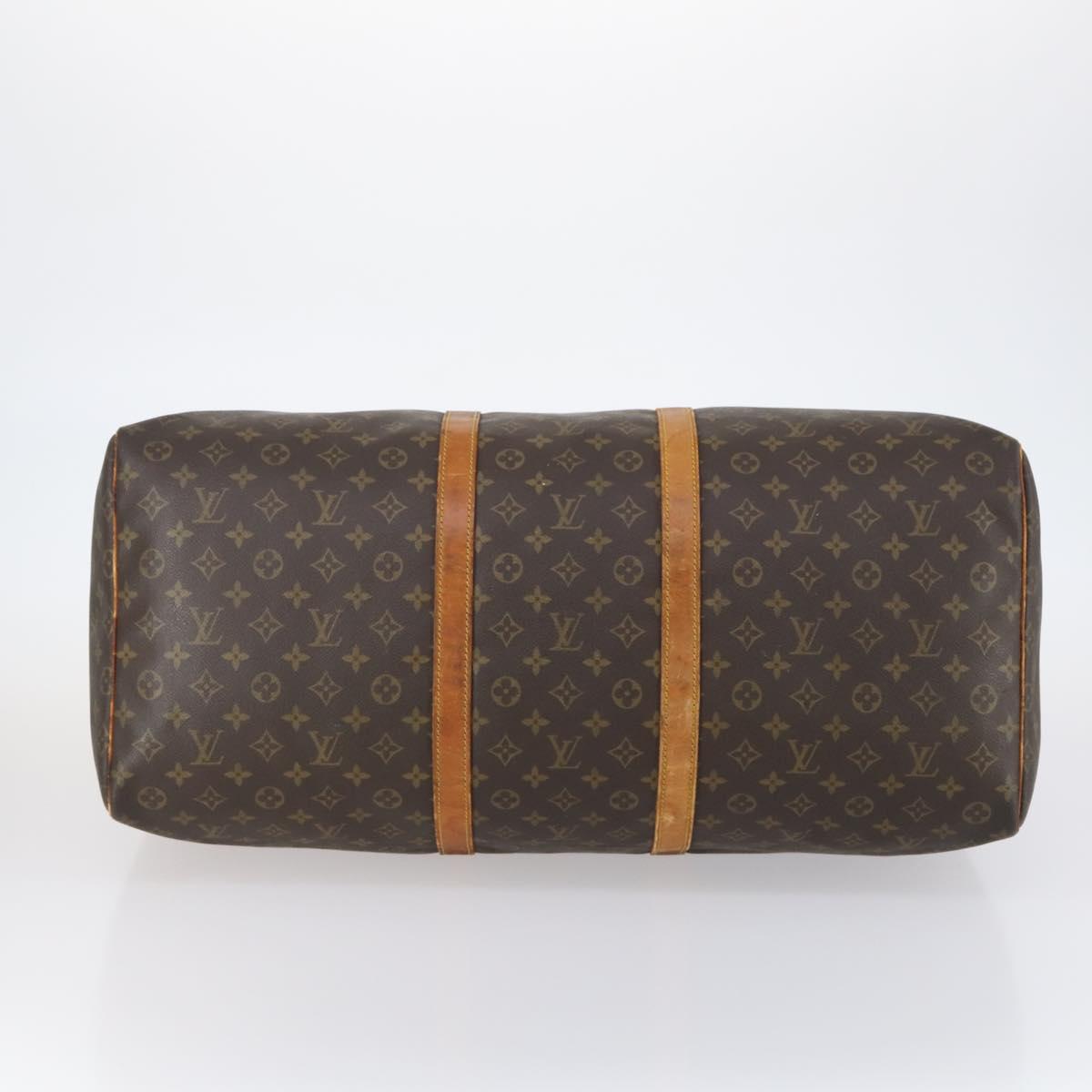LOUIS VUITTON Monogram Keepall 60 Boston Bag M41422 LV Auth 147986
