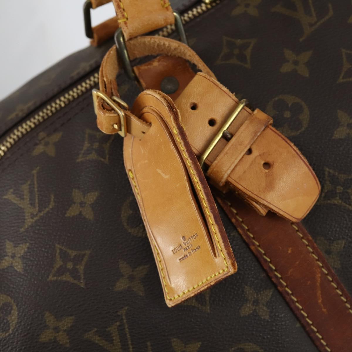 LOUIS VUITTON Monogram Keepall 60 Boston Bag M41422 LV Auth 147986