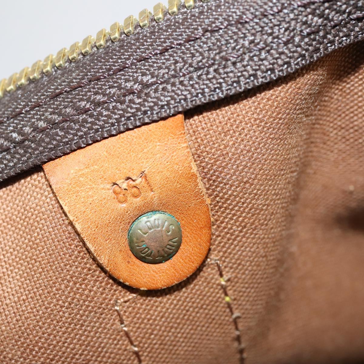 LOUIS VUITTON Monogram Keepall 60 Boston Bag M41422 LV Auth 147986