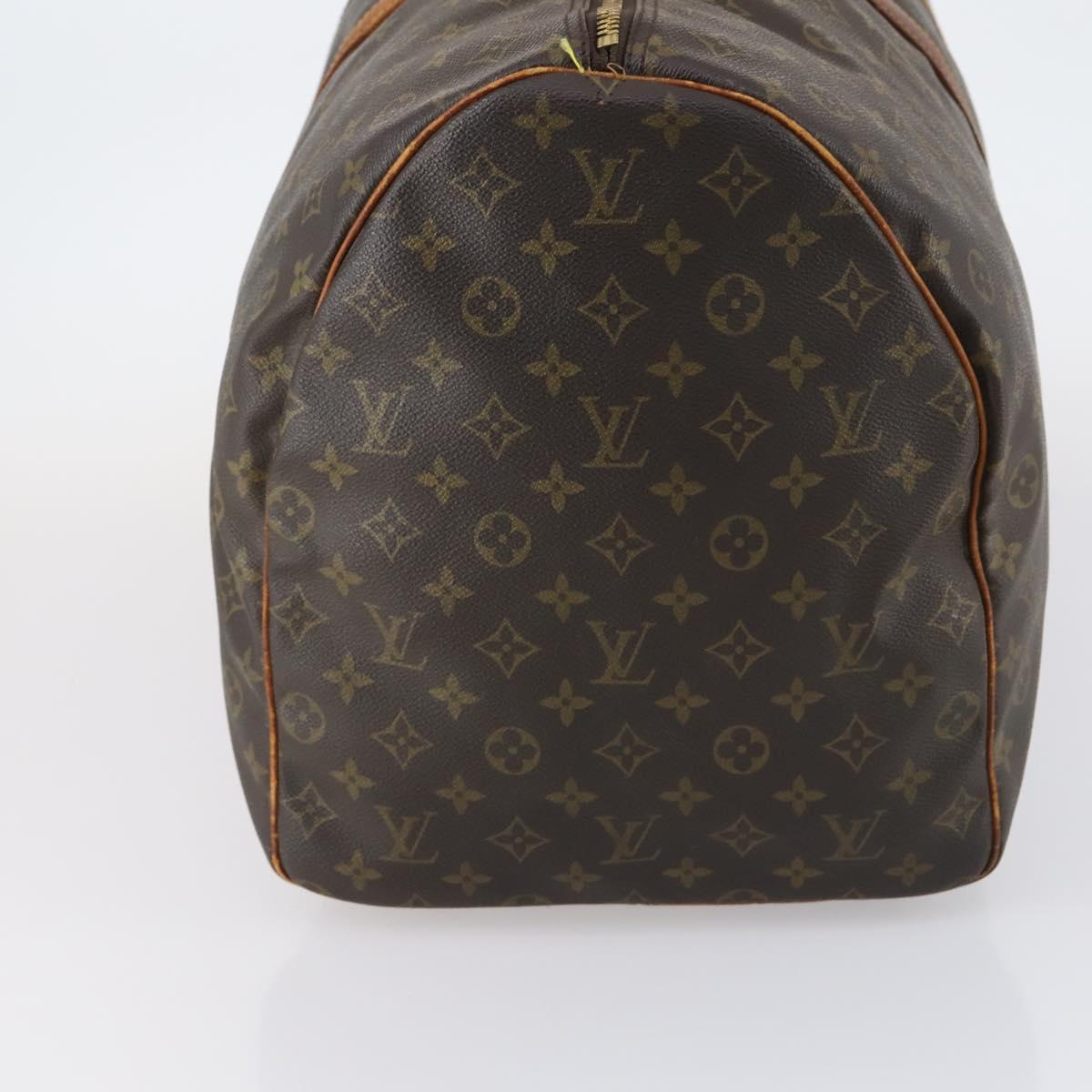LOUIS VUITTON Monogram Keepall 60 Boston Bag M41422 LV Auth 147986
