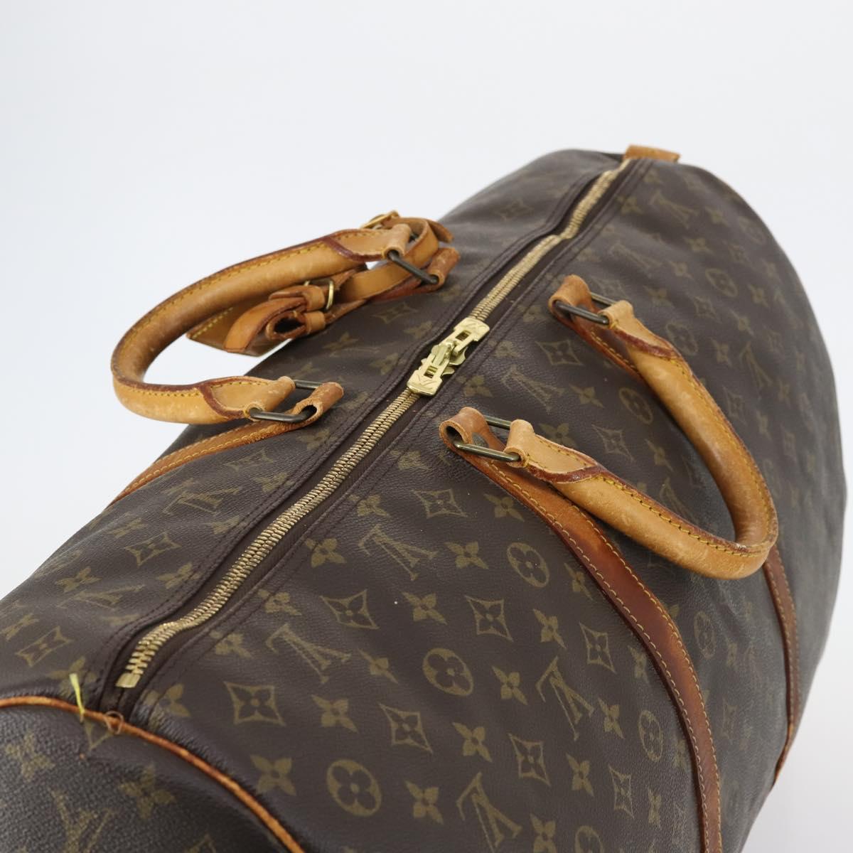 LOUIS VUITTON Monogram Keepall 60 Boston Bag M41422 LV Auth 147986