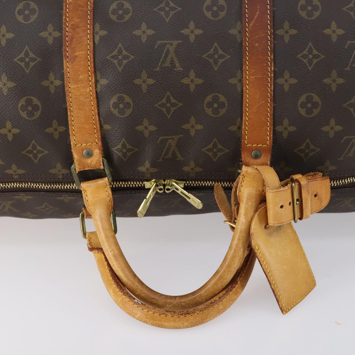 LOUIS VUITTON Monogram Keepall 60 Boston Bag M41422 LV Auth 147986