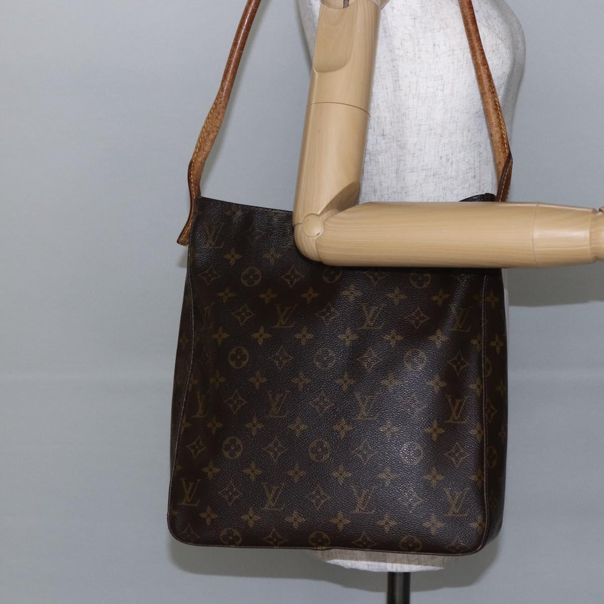 LOUIS VUITTON Monogram Looping GM Shoulder Bag M51145 LV Auth 147989