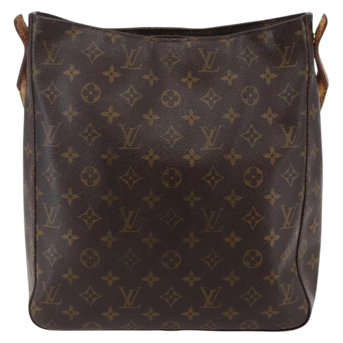 LOUIS VUITTON Monogram Looping GM Shoulder Bag M51145 LV Auth 147989