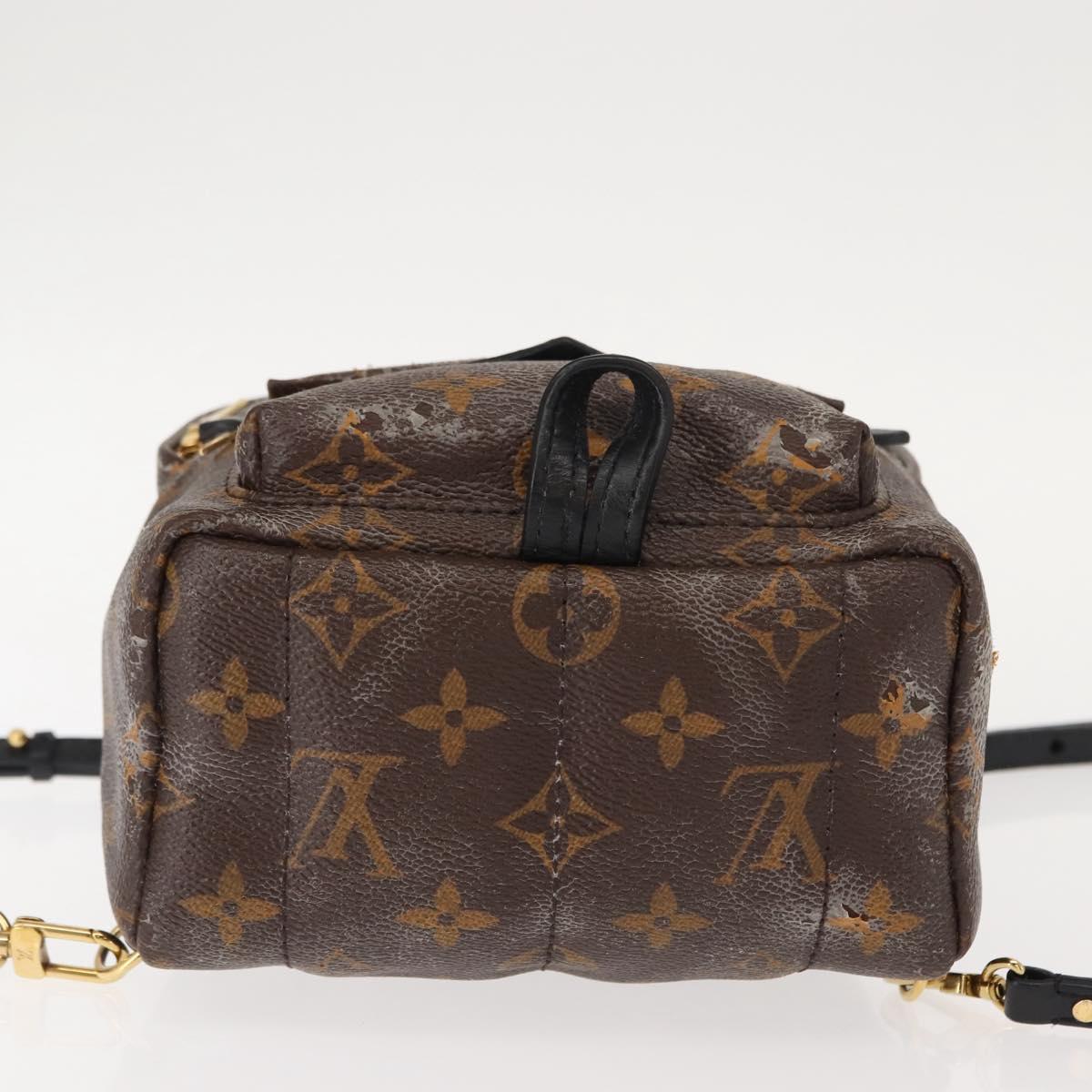 LOUIS VUITTON Monogram Palm Springs Mini Shoulder Bag M44873 LV Auth 147991