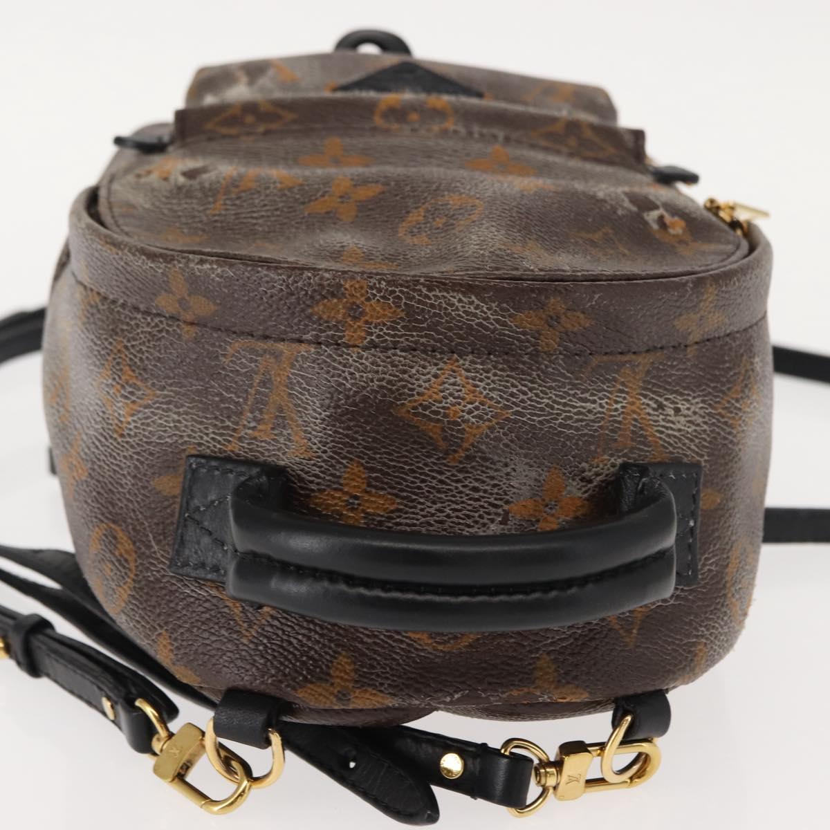 LOUIS VUITTON Monogram Palm Springs Mini Shoulder Bag M44873 LV Auth 147991