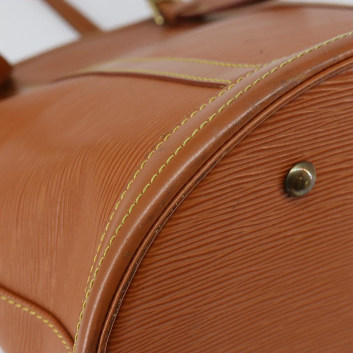 LOUIS VUITTON Epi Bucket GM Shoulder Bag SPO Beige LV Auth 147993