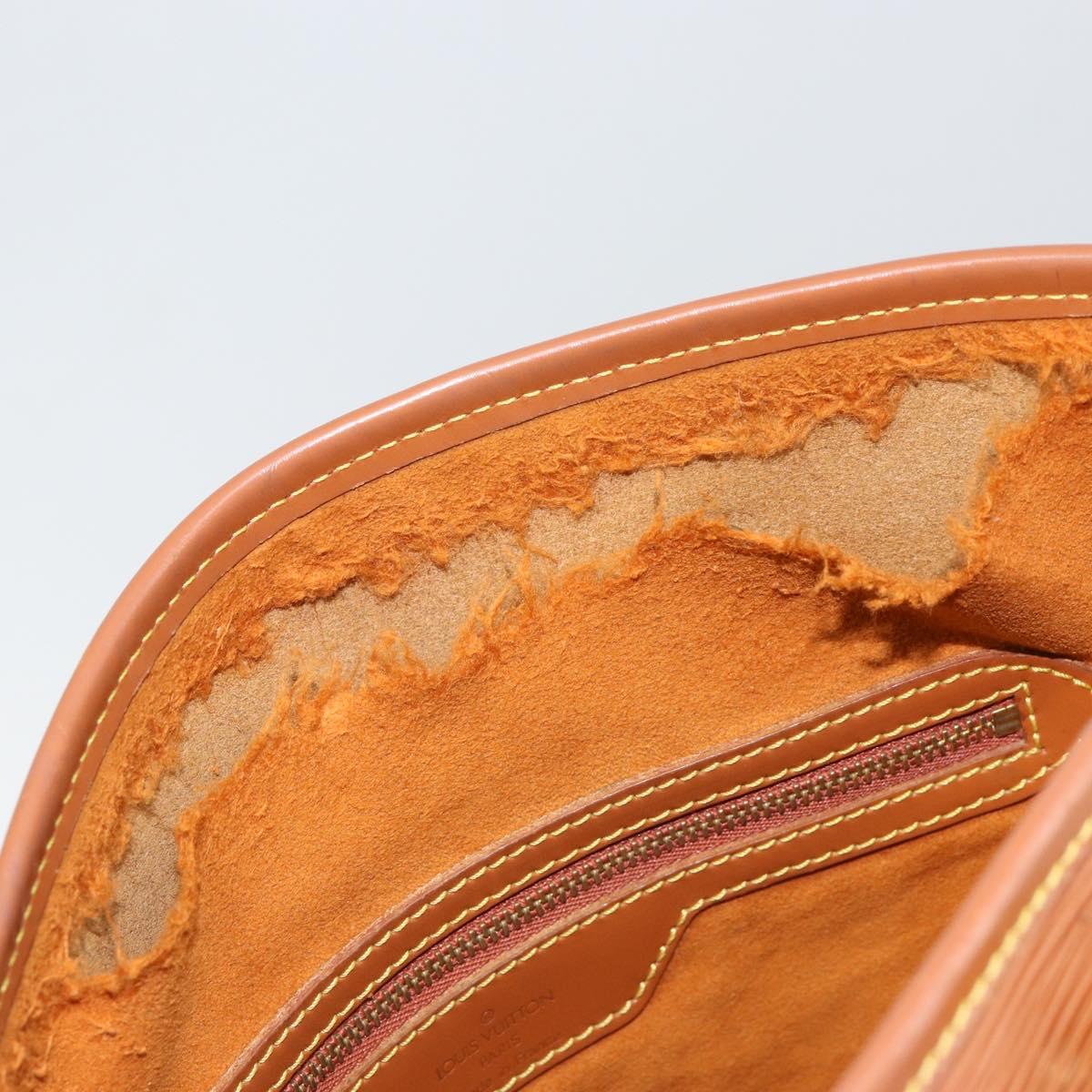 LOUIS VUITTON Epi Bucket GM Shoulder Bag SPO Beige LV Auth 147993