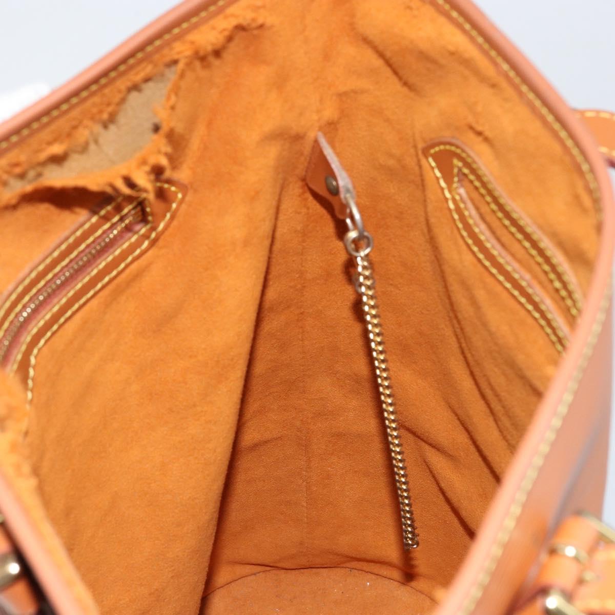 LOUIS VUITTON Epi Bucket GM Shoulder Bag SPO Beige LV Auth 147993