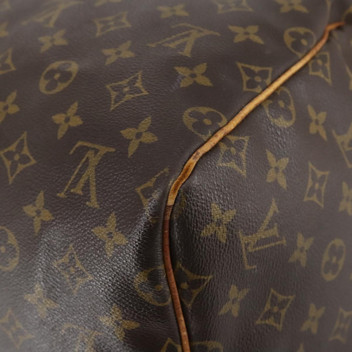 LOUIS VUITTON Monogram Keepall 55 Boston Bag M41424 LV Auth 148023