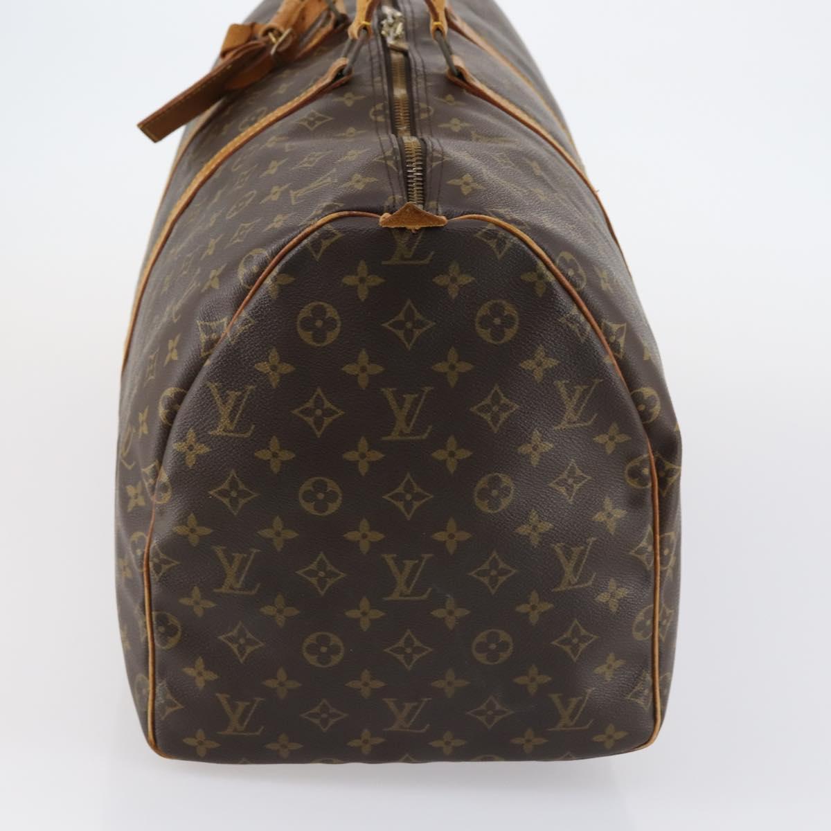 LOUIS VUITTON Monogram Keepall 55 Boston Bag M41424 LV Auth 148023