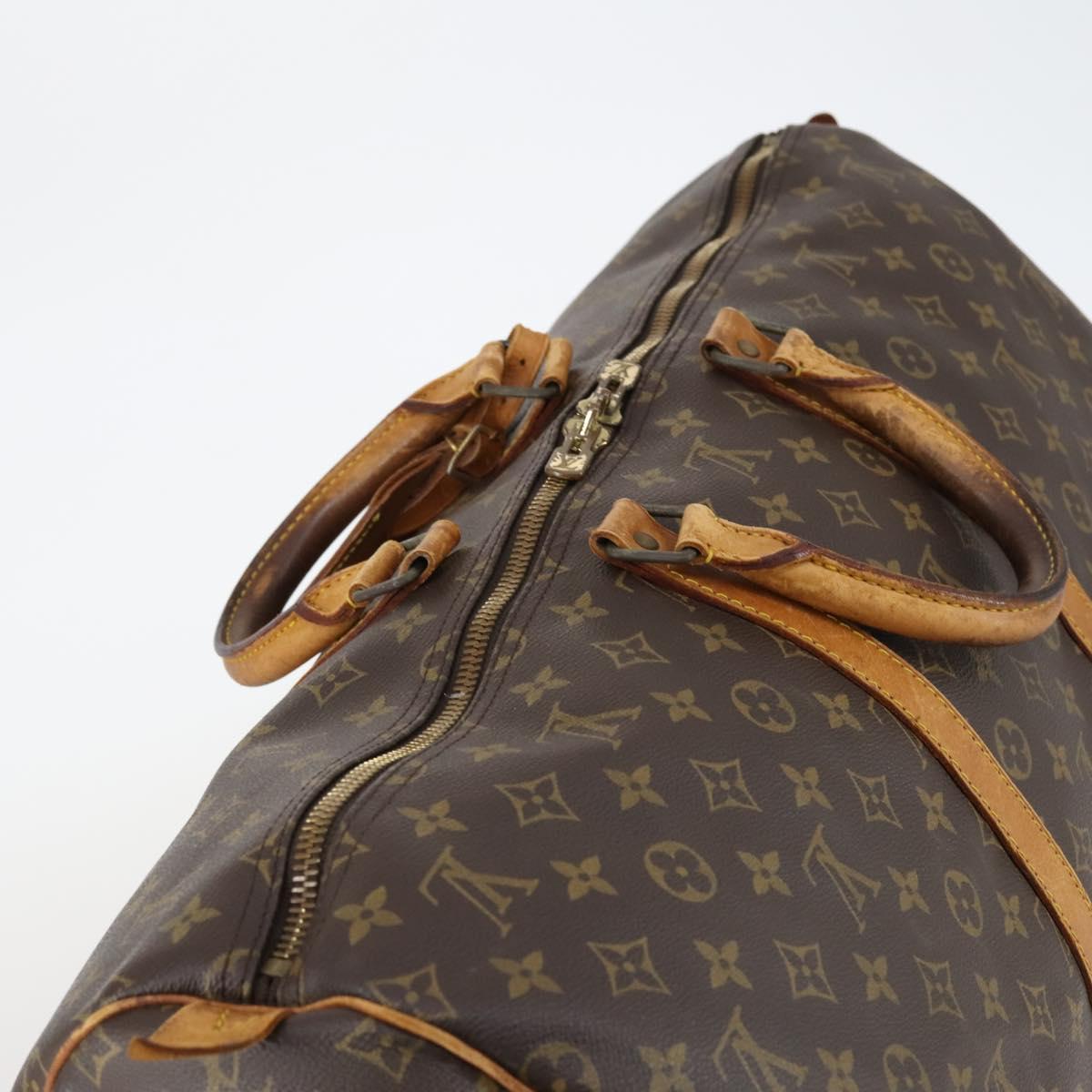 LOUIS VUITTON Monogram Keepall 55 Boston Bag M41424 LV Auth 148023