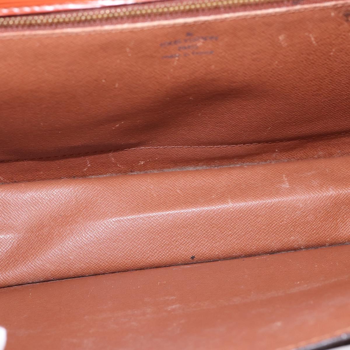 LOUIS VUITTON Epi Monceau 28 Hand Bag Brown M52123 LV Auth 148027