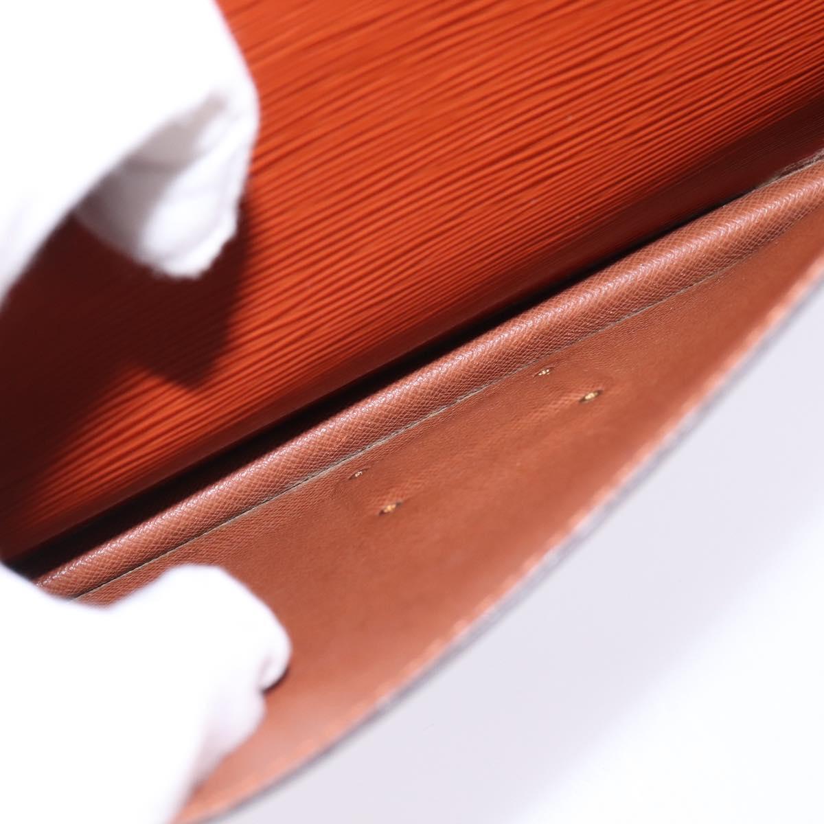 LOUIS VUITTON Epi Monceau 28 Hand Bag Brown M52123 LV Auth 148027