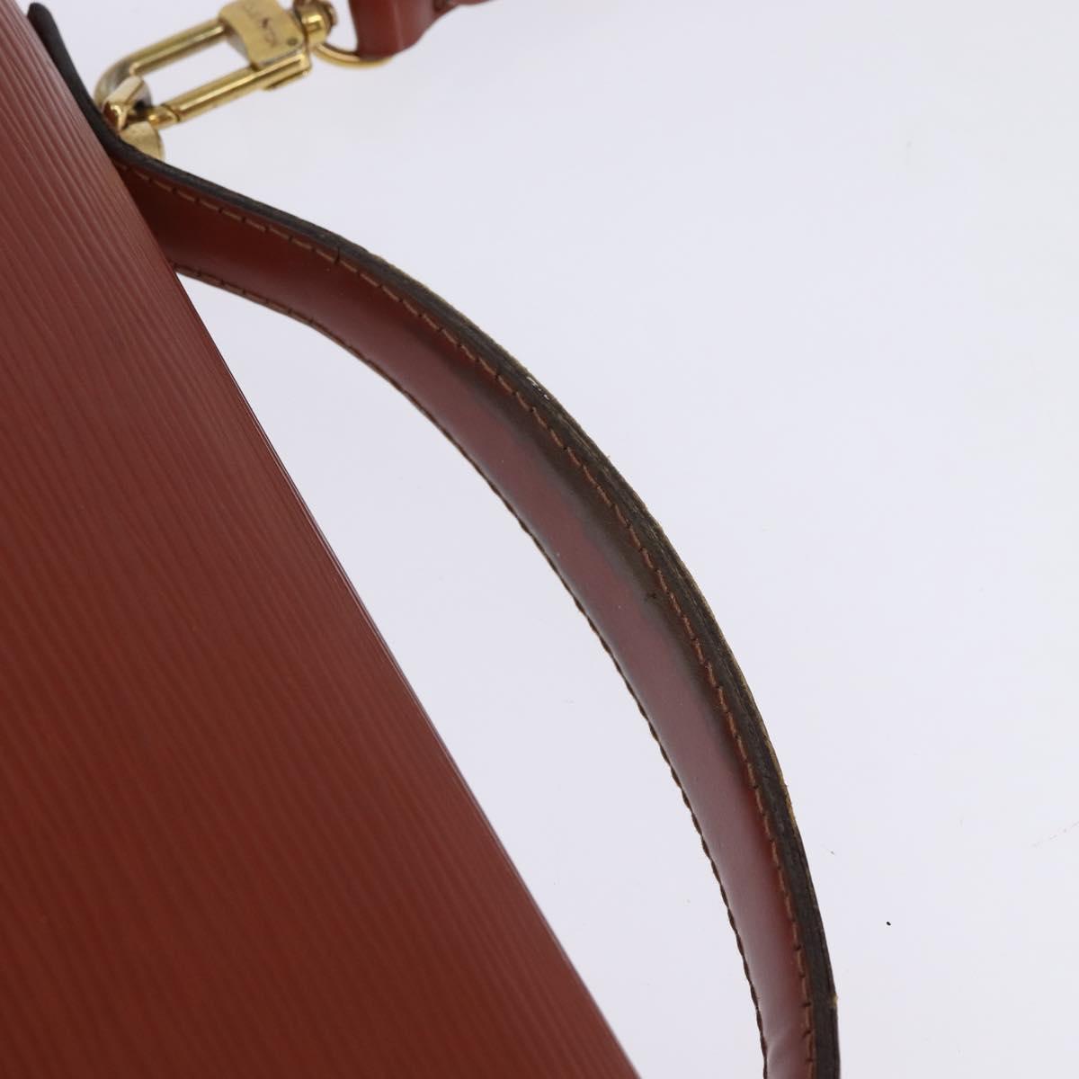 LOUIS VUITTON Epi Monceau 28 Hand Bag Brown M52123 LV Auth 148027