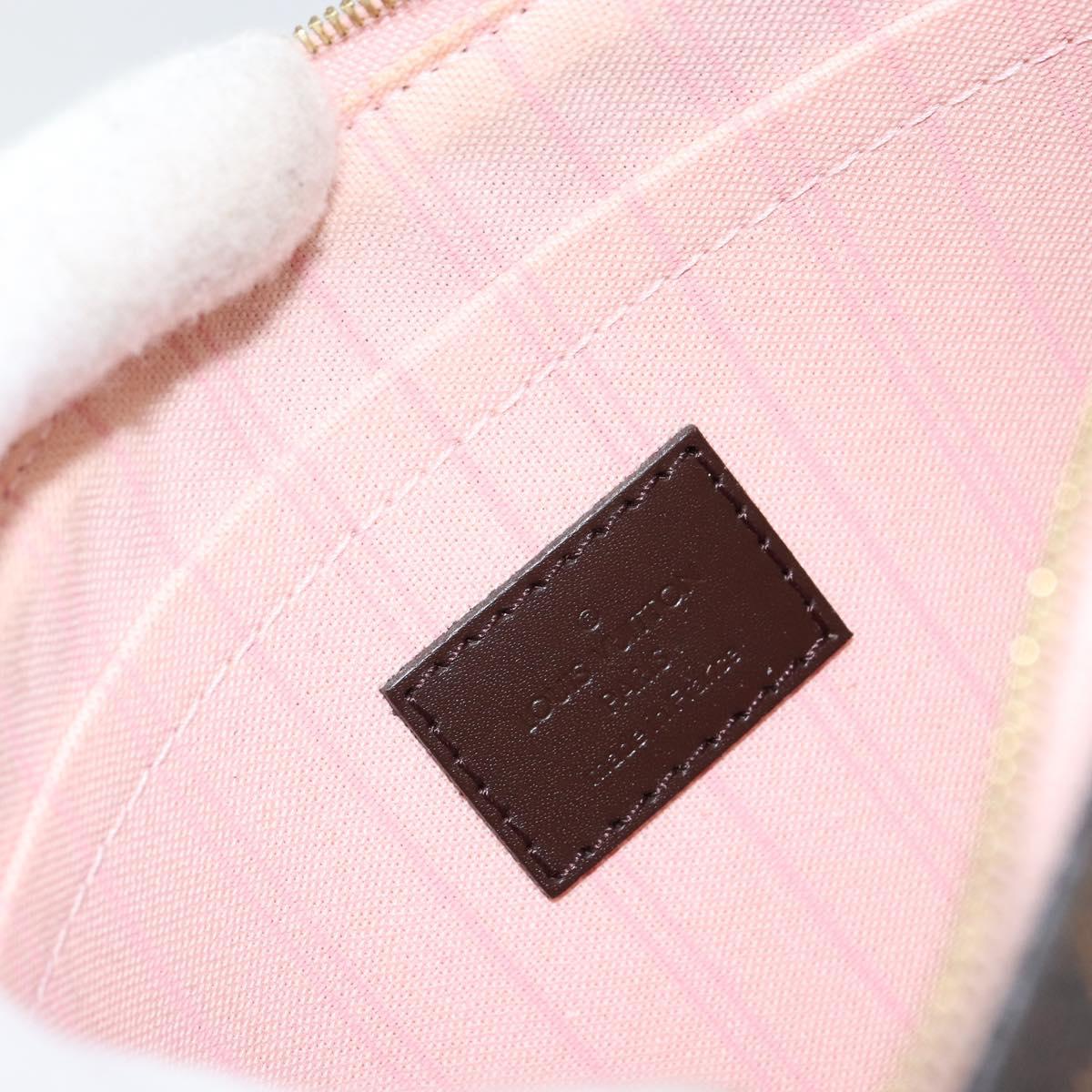 LOUIS VUITTON Damier Ebene Neverfull MM Pouch Pouch LV Auth 148039