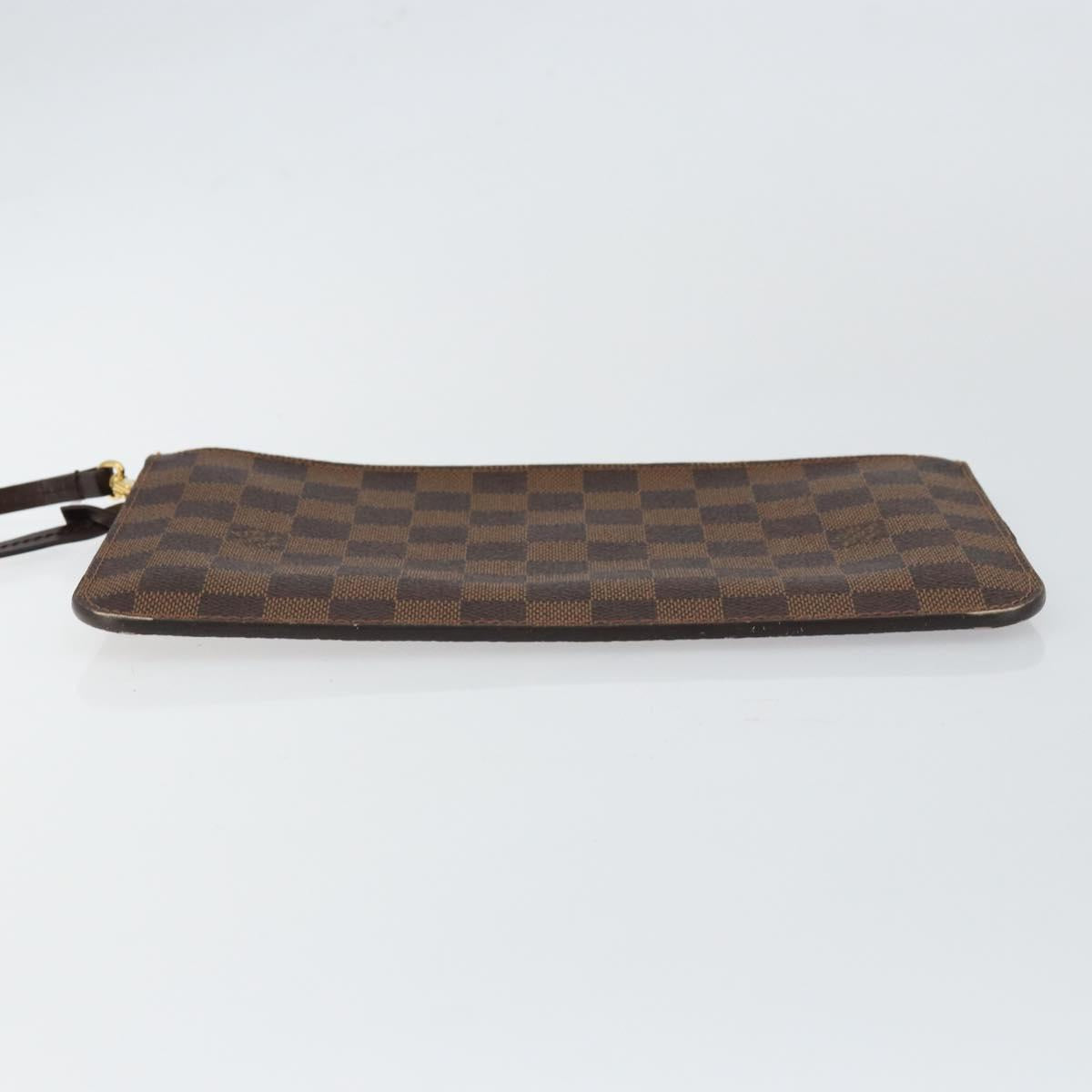 LOUIS VUITTON Damier Ebene Neverfull MM Pouch Pouch LV Auth 148039