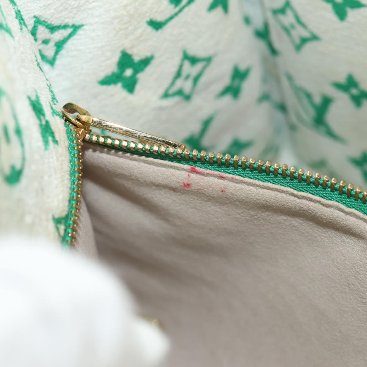 LOUIS VUITTON Monogram Jacquard Velvet On The Go PM Bag M46216 LV Auth 148041SM