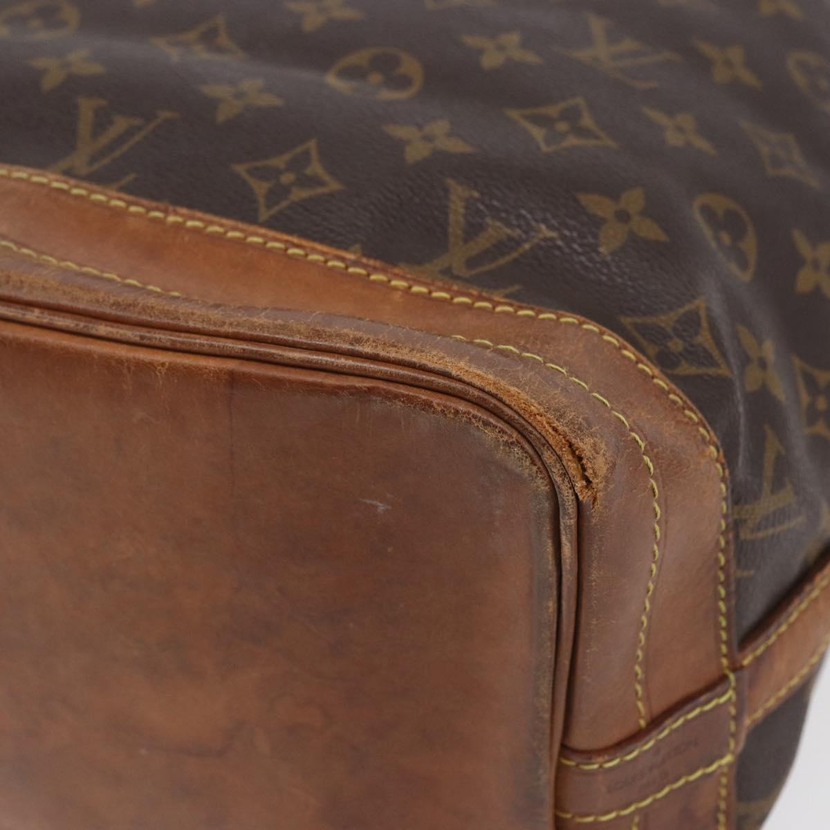 LOUIS VUITTON Monogram Noe Shoulder Bag M42224 LV Auth 148046