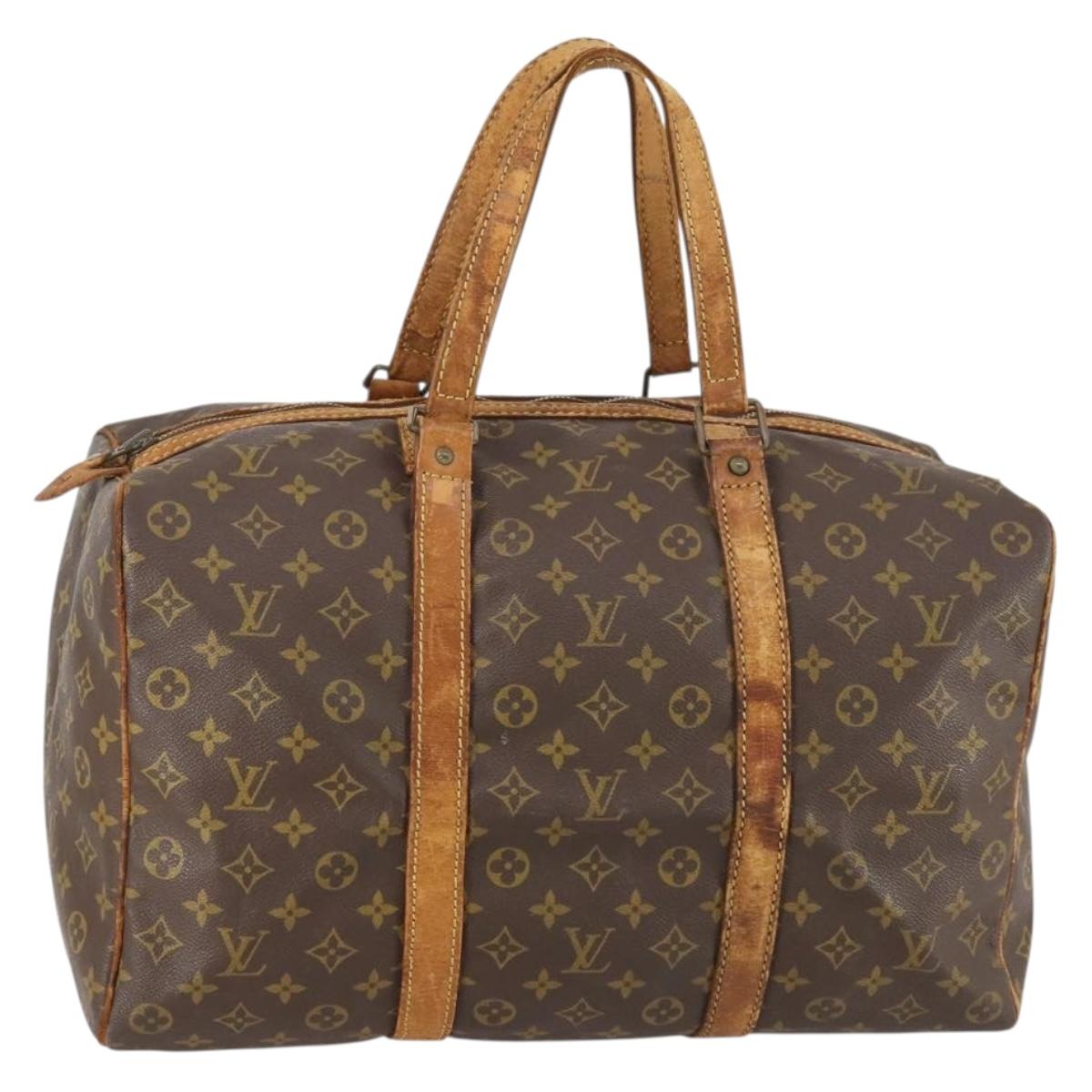 LOUIS VUITTON Monogram Sac Souple 45 Boston Bag M41624 LV Auth 148049