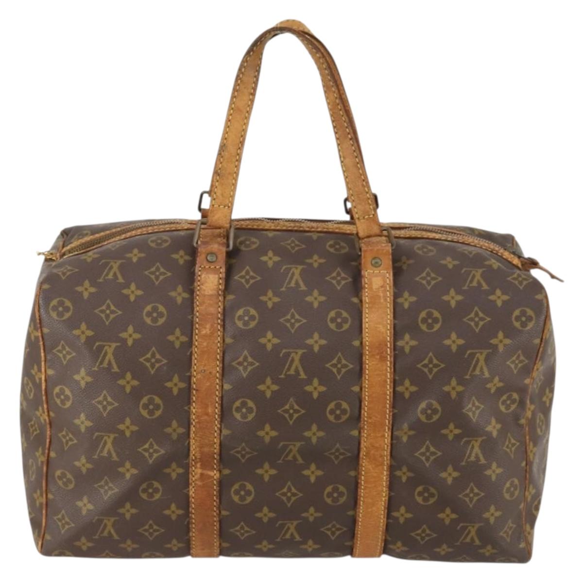LOUIS VUITTON Monogram Sac Souple 45 Boston Bag M41624 LV Auth 148049