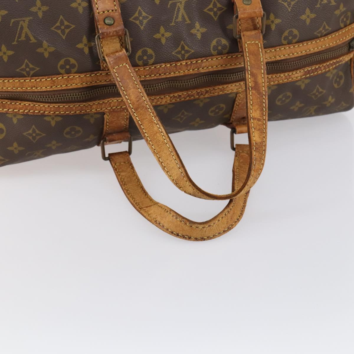 LOUIS VUITTON Monogram Sac Souple 45 Boston Bag M41624 LV Auth 148049