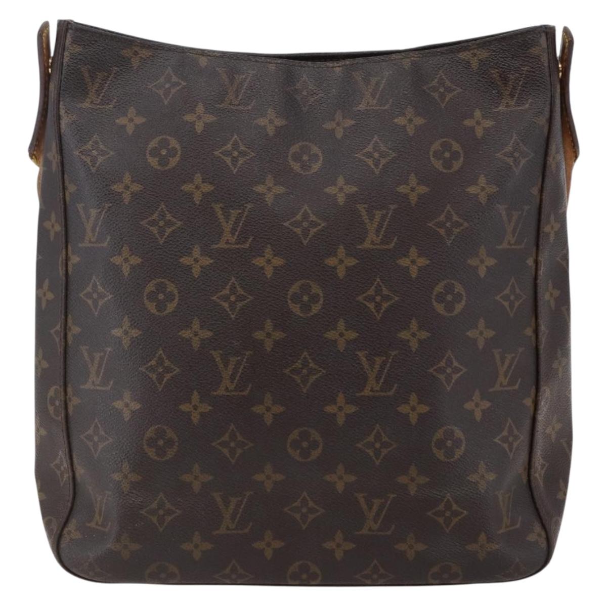 LOUIS VUITTON Monogram Looping GM Shoulder Bag M51145 LV Auth 148050