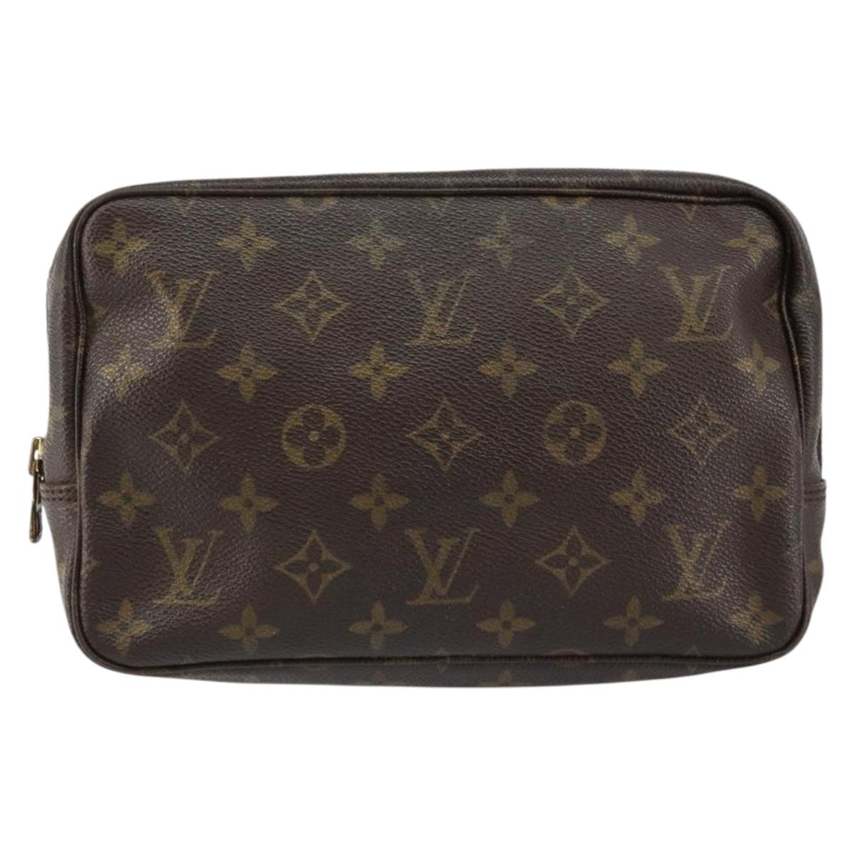 LOUIS VUITTON Monogram Trousse Toilette 23 Clutch Bag M47524 LV Auth 148052