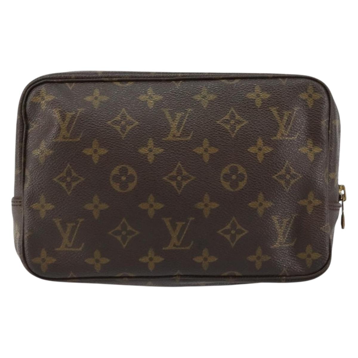 LOUIS VUITTON Monogram Trousse Toilette 23 Clutch Bag M47524 LV Auth 148052