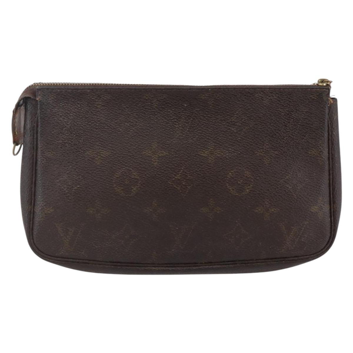 LOUIS VUITTON Monogram Pochette Accessoires Pouch M51980 LV Auth 148053