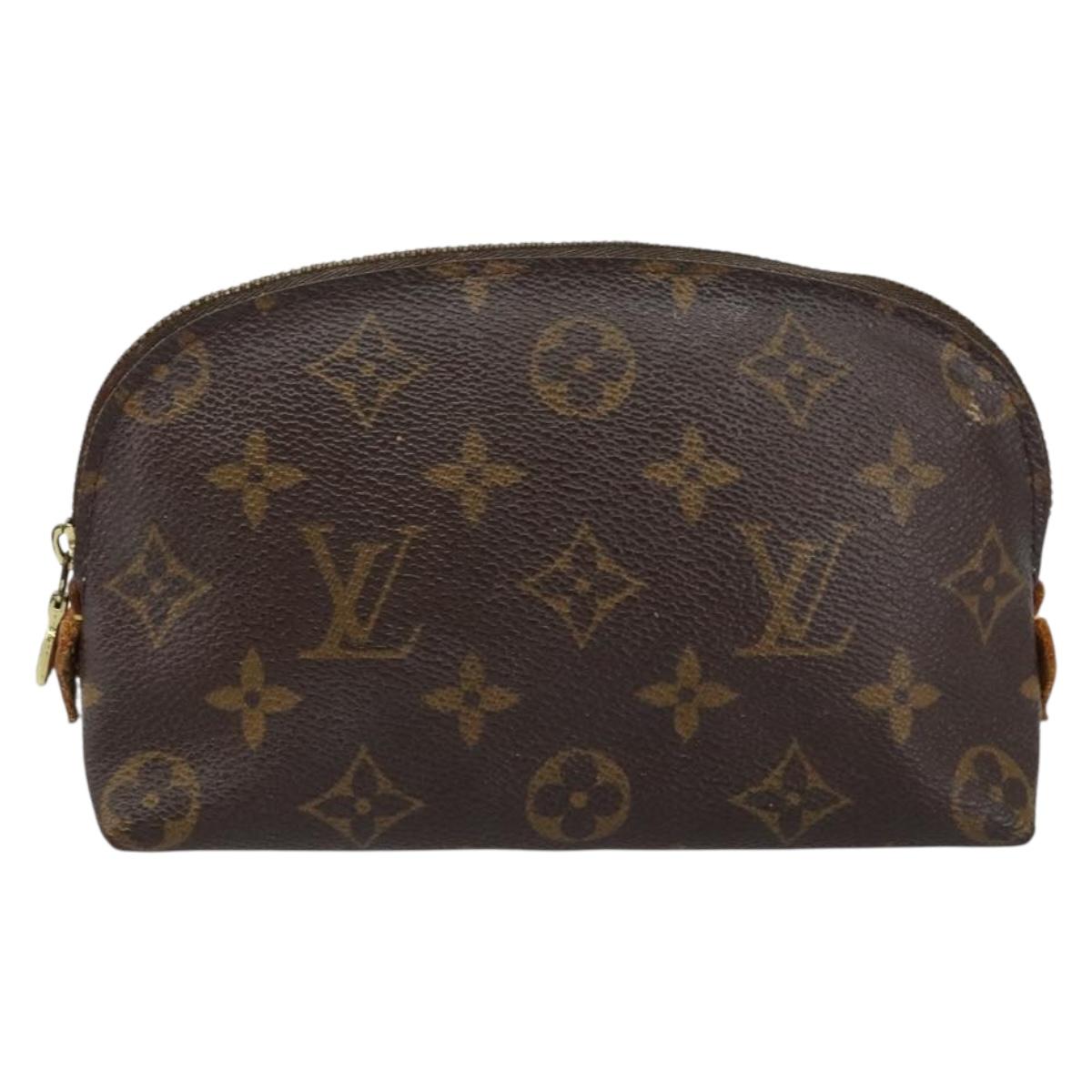 LOUIS VUITTON Monogram Pochette Cosmetic PM Cosmetic Pouch M47515 LV Auth 148054