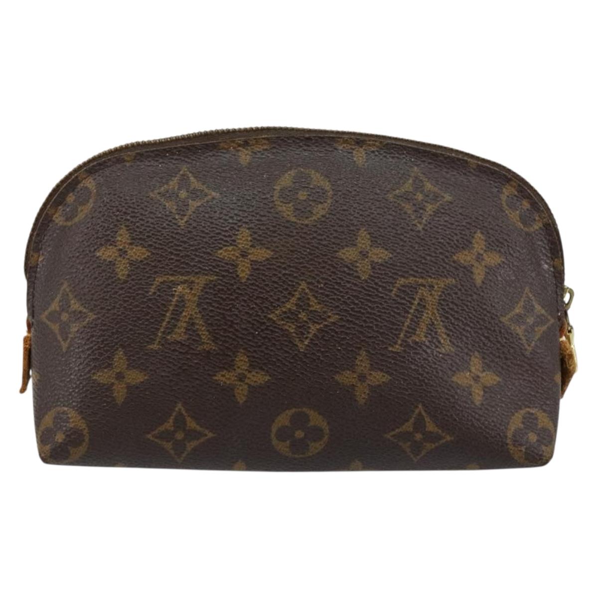 LOUIS VUITTON Monogram Pochette Cosmetic PM Cosmetic Pouch M47515 LV Auth 148054