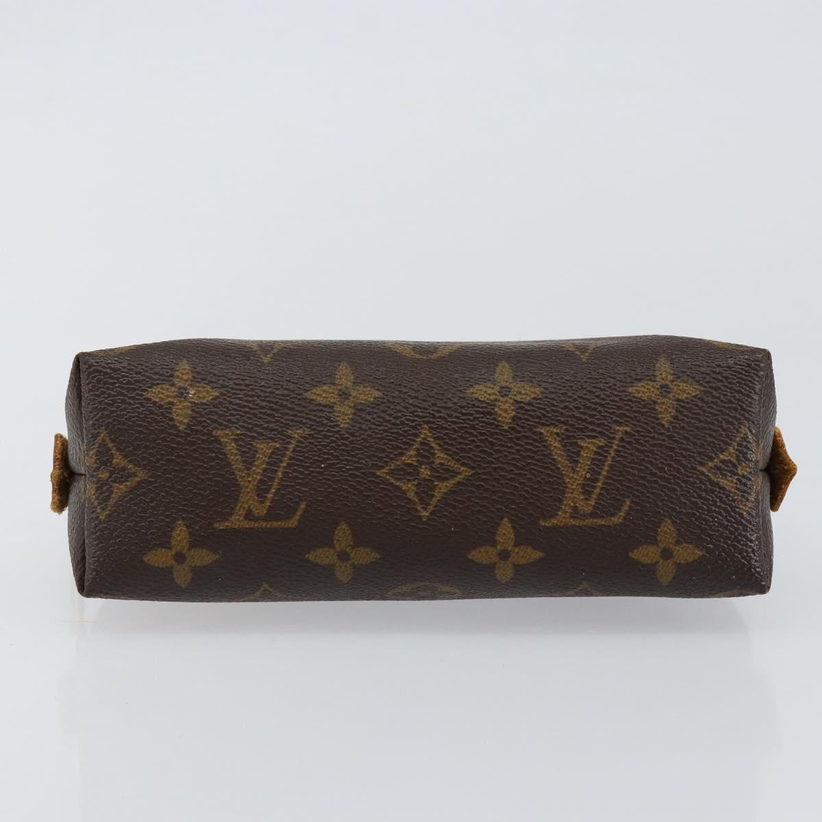 LOUIS VUITTON Monogram Pochette Cosmetic PM Cosmetic Pouch M47515 LV Auth 148054