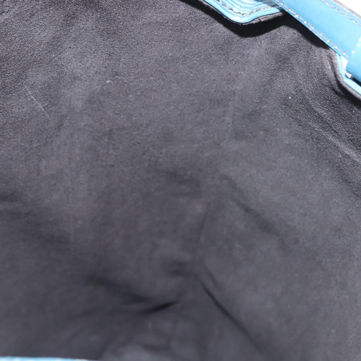 LOUIS VUITTON Epi Randonnee GM Shoulder Bag Blue M43085 LV Auth 148058