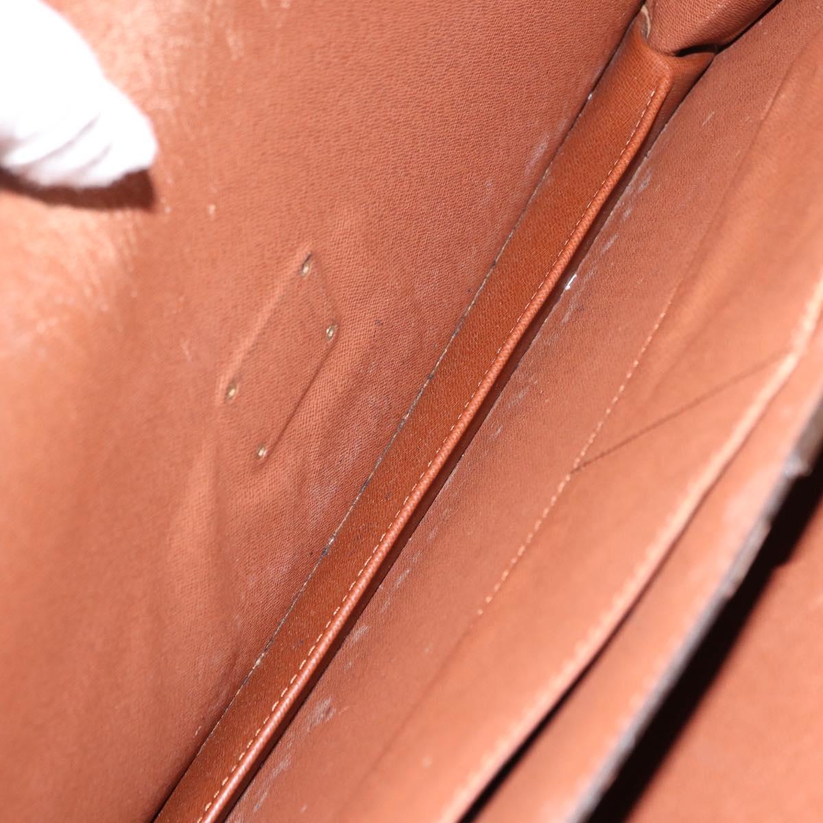 LOUIS VUITTON Epi Serviette Ambassador Business Bag Brown M54413 LV Auth 148062