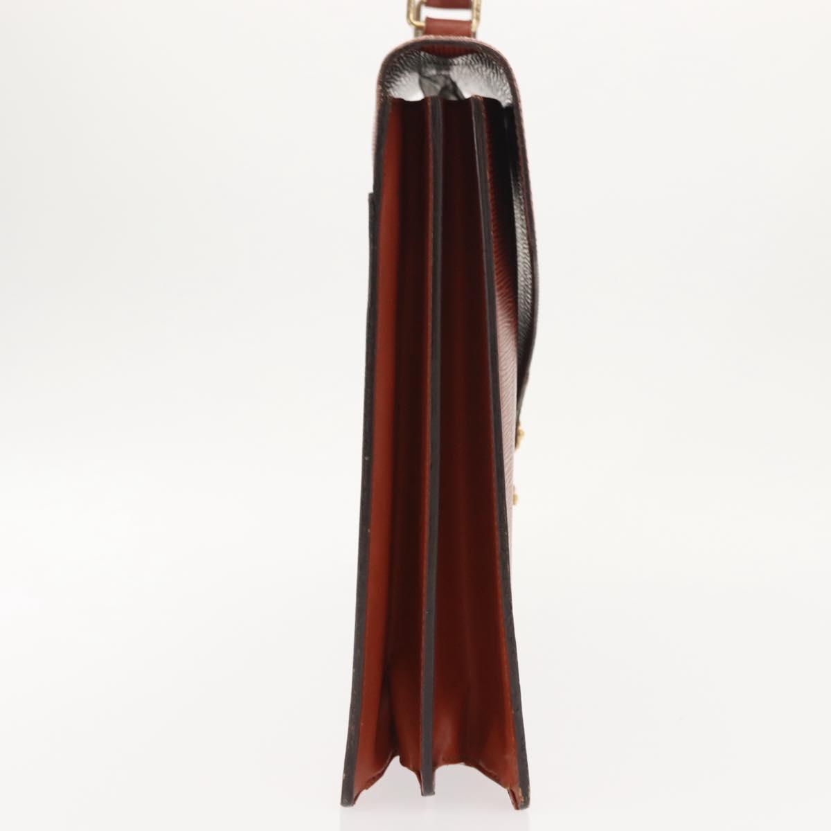 LOUIS VUITTON Epi Serviette Ambassador Business Bag Brown M54413 LV Auth 148062